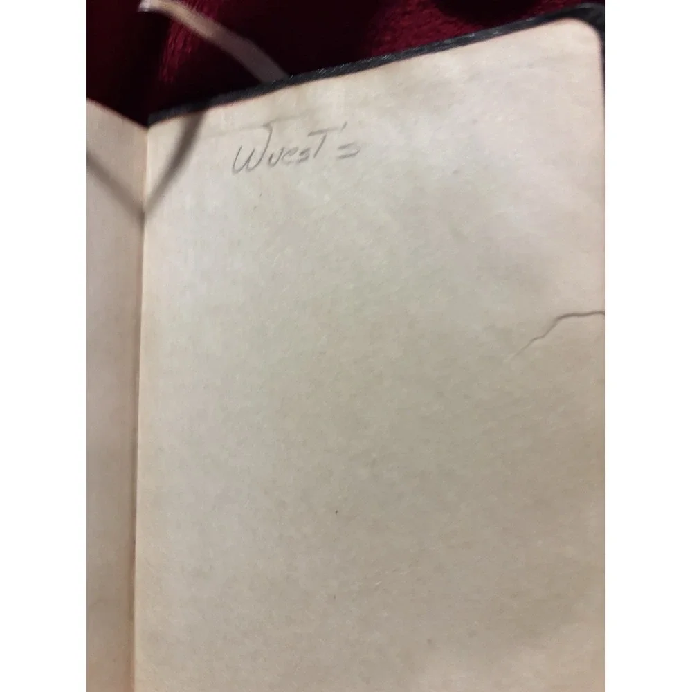 1952 Vintage Novem Testamentum Graece Bible Publish Germany Post WWII Era 4x6